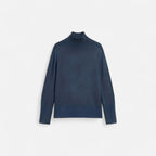 Orvelle Club | Women’s Knit Turtleneck Sweater Solid Colour Style