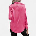 Orvelle Club | Women’s Satin Blouse Glossy Elegance