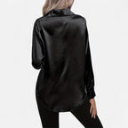 Orvelle Club | Women’s Satin Blouse Glossy Elegance