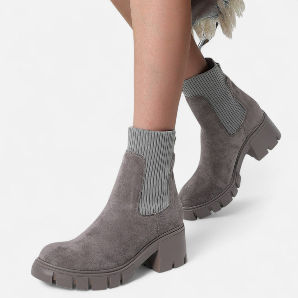 Orvelle Club | Women’s Suede Chelsea Boots Elevated Elegance