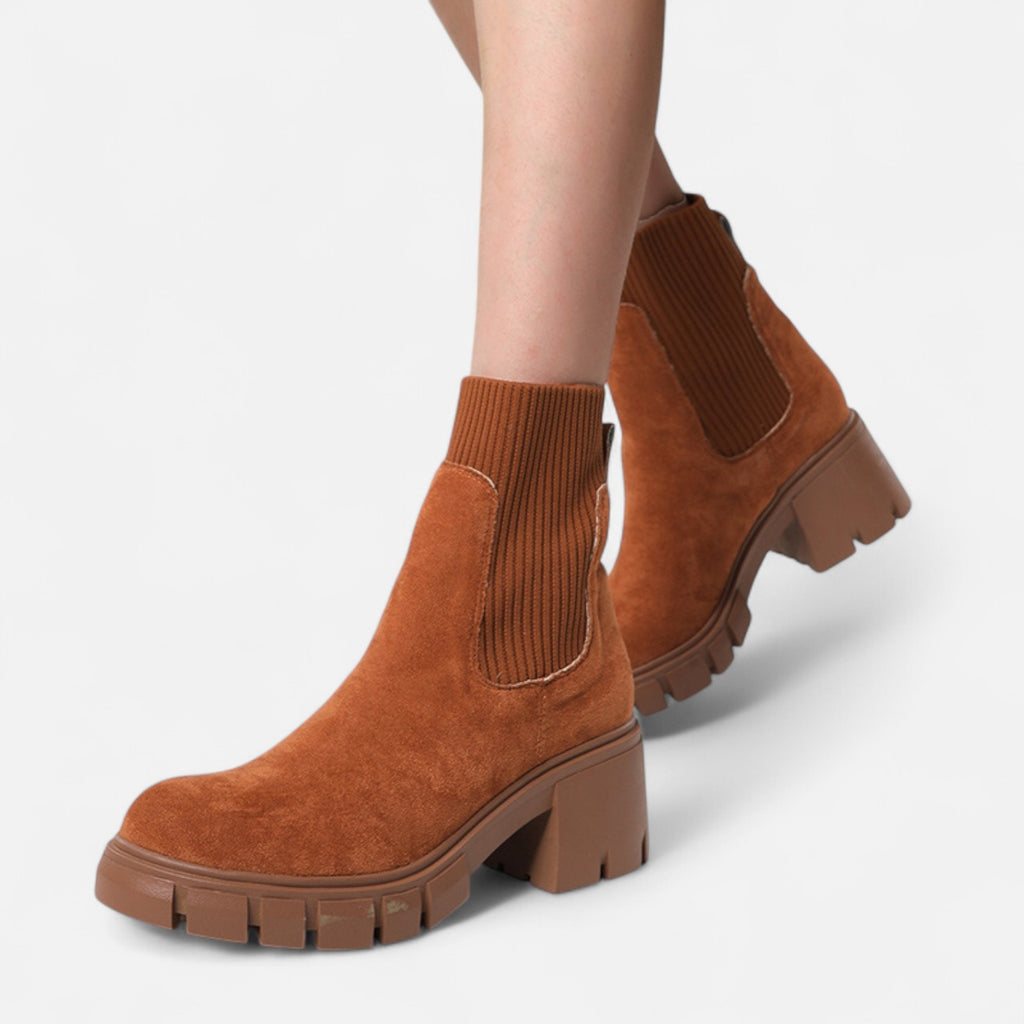 Orvelle Club | Women’s Suede Chelsea Boots Elevated Elegance