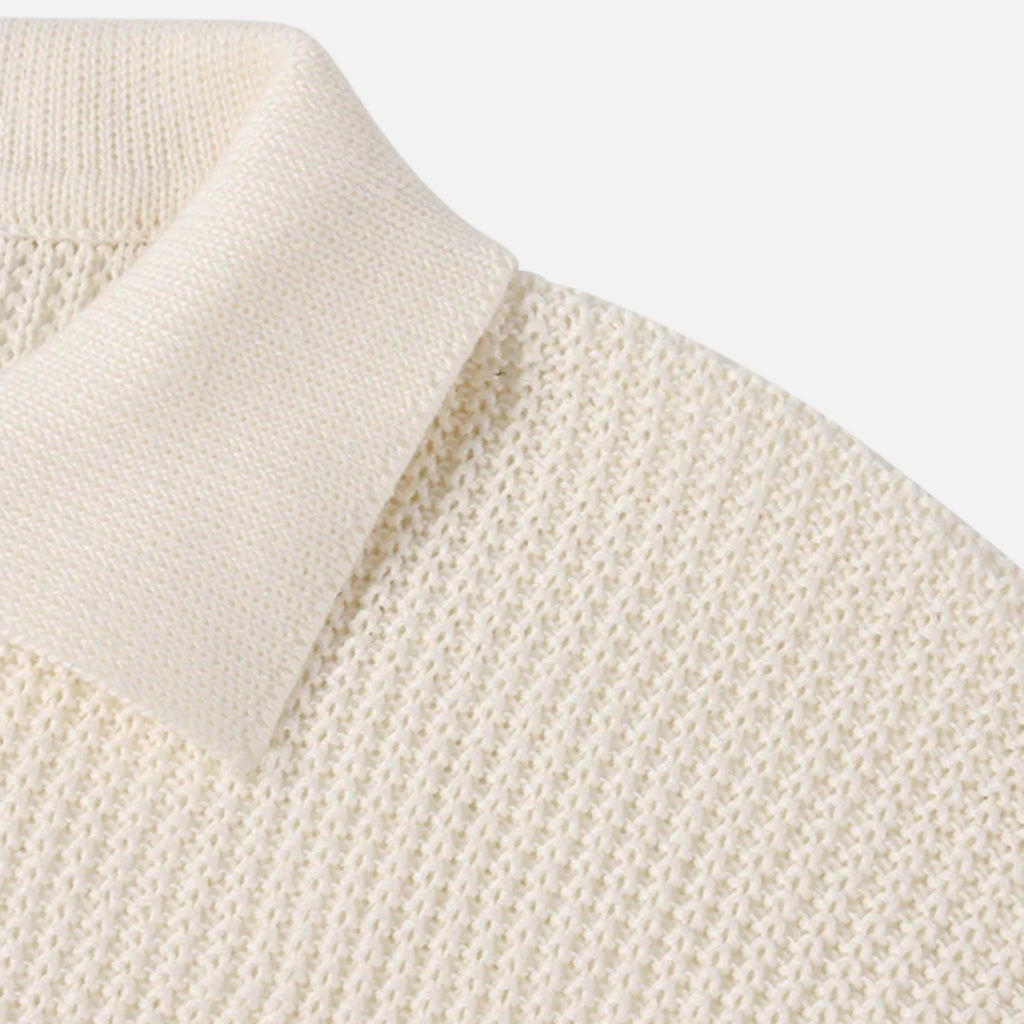 Orvelle Club | Men’s Half-Zip Sweater Mercerised Cotton